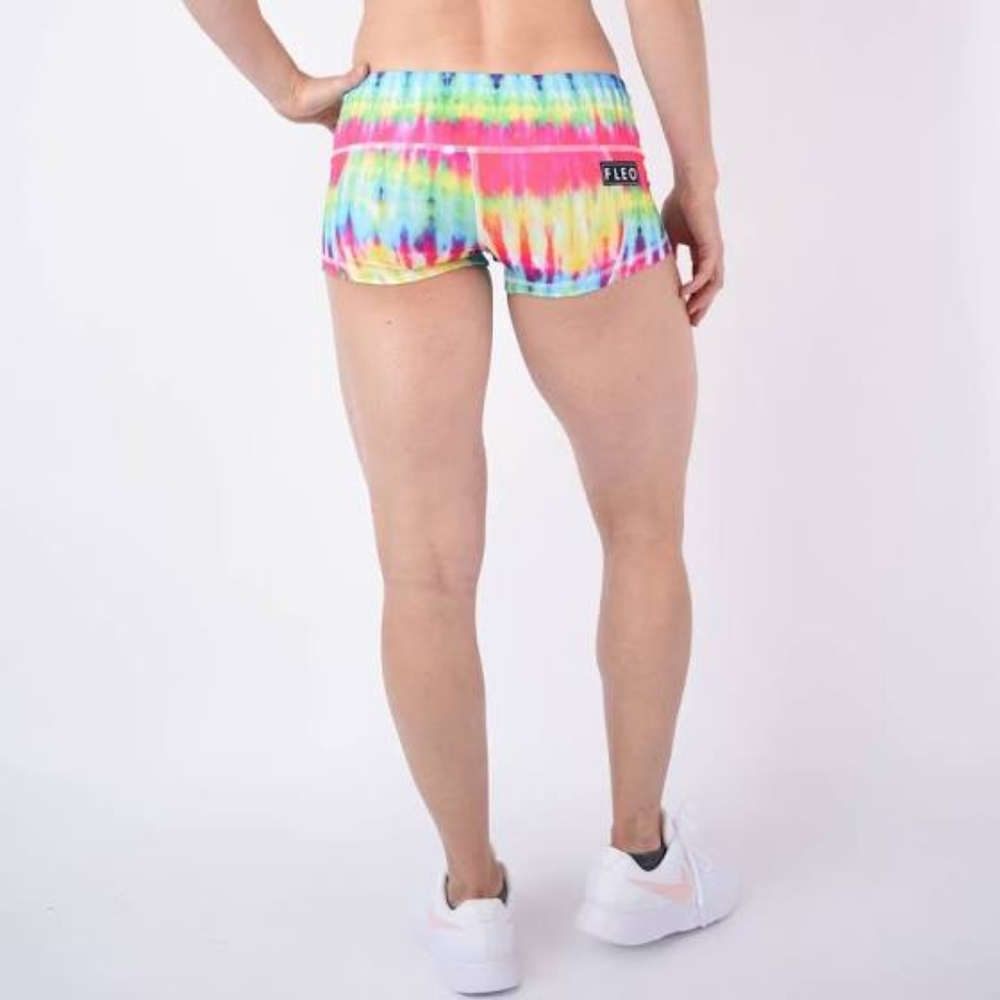 FLEO tie dye shorts size Small